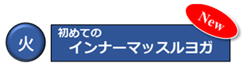(火曜日)初めてのインナーマッスルヨガ